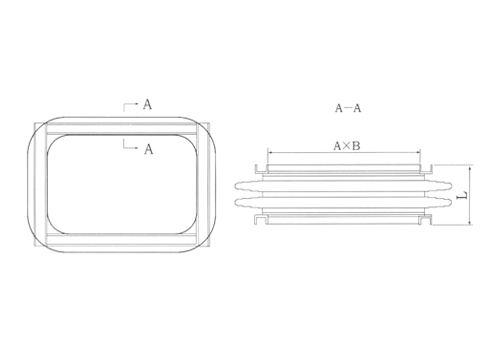 矩形金屬圓角波紋膨脹節(jié) 矩形金屬圓角波紋膨脹節(jié)